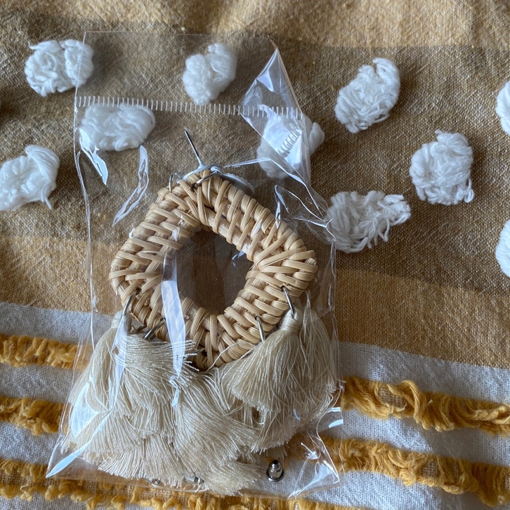 Unopened tassel earrings nwot